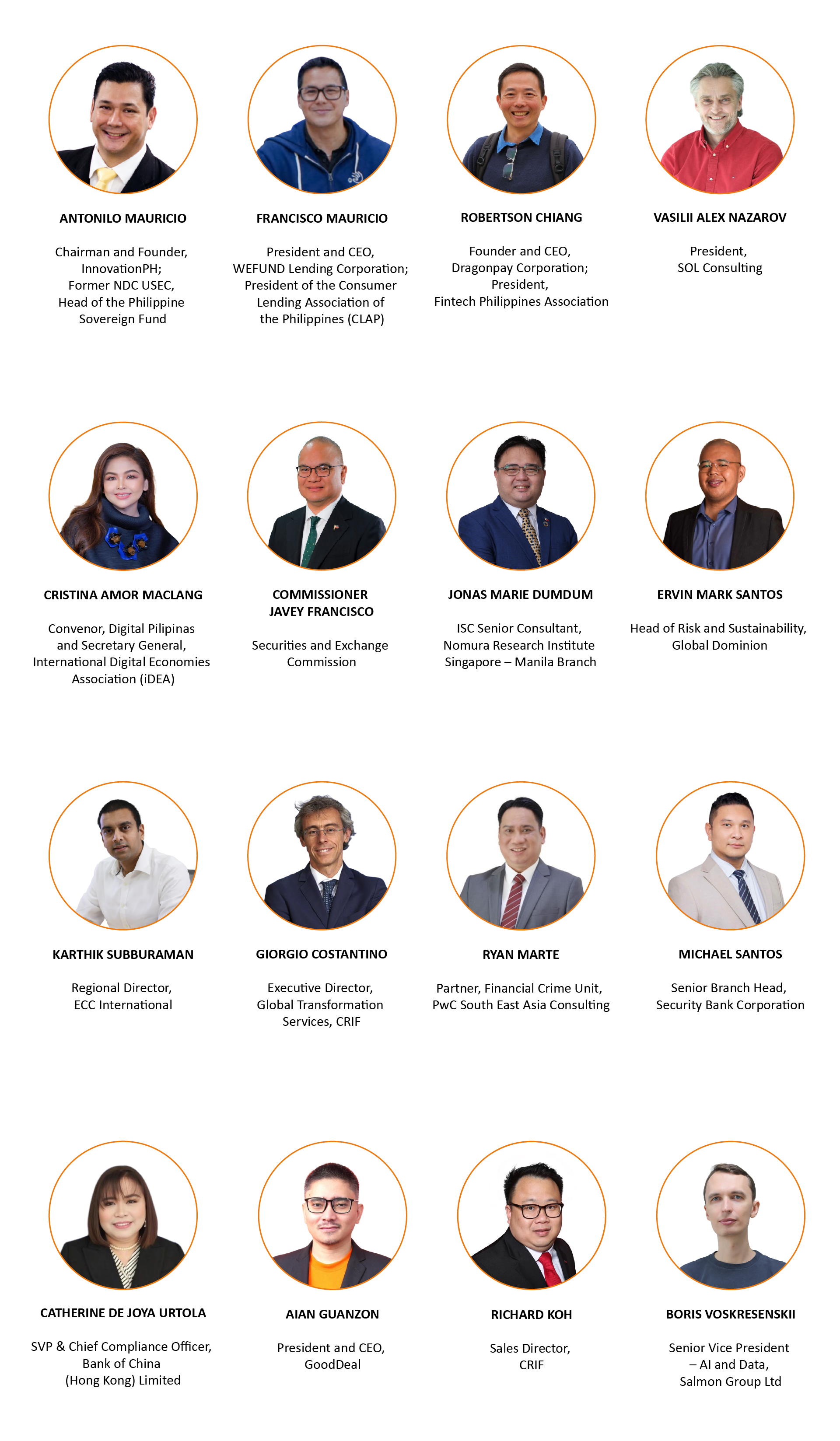 CRIF Forum Philippines 2025 | Speakers